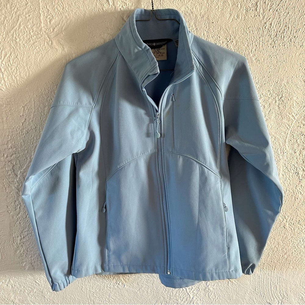 LAST CALL BEFORE ITS DONATED ⭐️Baby Blue Black Diamond Jacket, size M⭐️